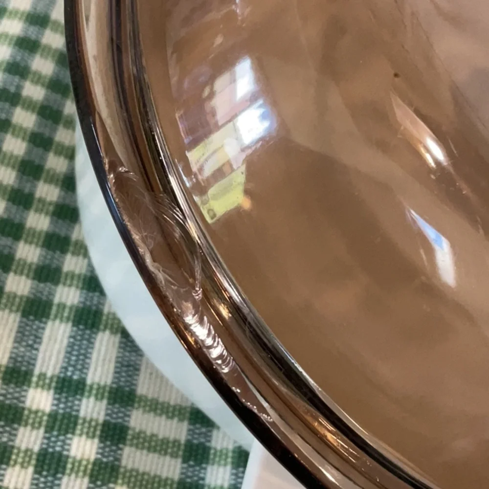 Corning ‘Abundance’ oven dish with brown Pyrex lid.  1990s - Picture 12 of 12